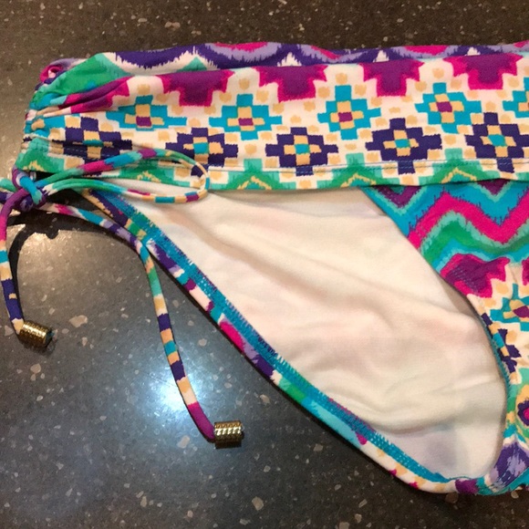 Apt 9 two piece multi color bathing suit Sz L - Picture 8 of 10